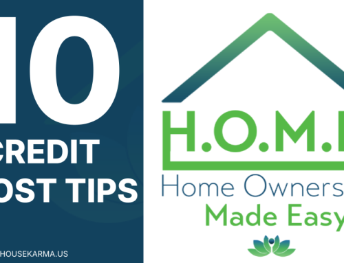 Credit Score Booster Tipsheet from House Karma